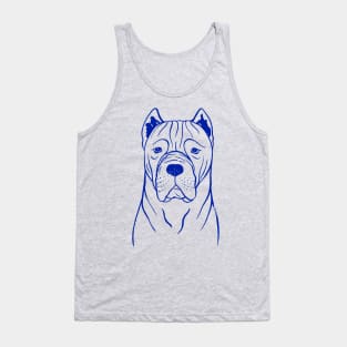 Cane Corso (Grey and Blue) Tank Top